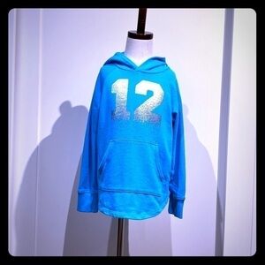 Spotted zebra hooded sweatshirt